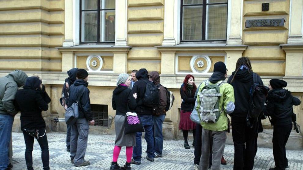 Squateři u soudu kvůli obsazení domu na Albertově-6