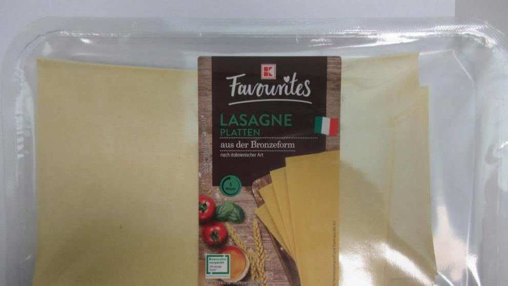 K Favourites Lasagne platten, vaječné těstoviny nesušené, 250 g (1)