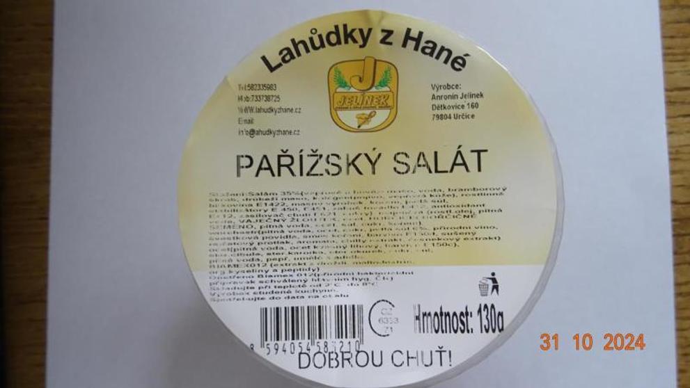 Zdraví nebezpečný Pařížský salát (1)