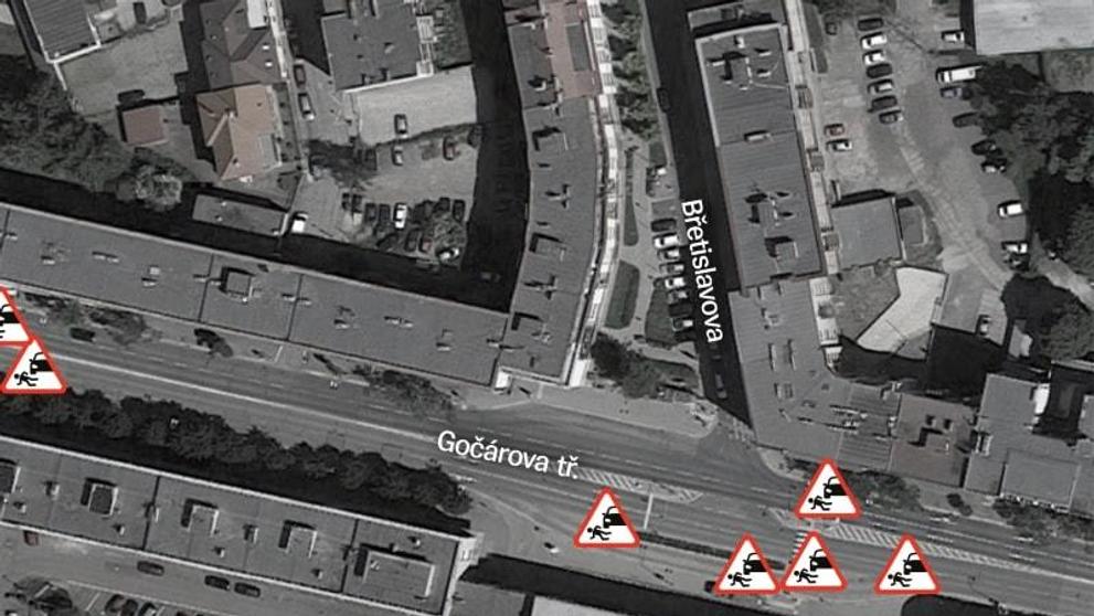 Nebezpečné křižovatky Hradec Králové - 2