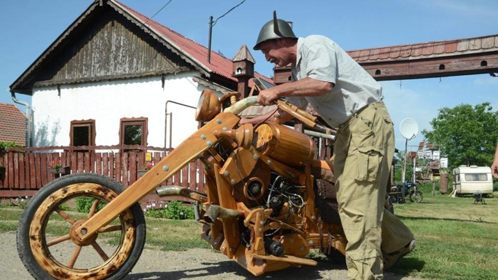 Istvan Puskas - dřevěný chopper - 2