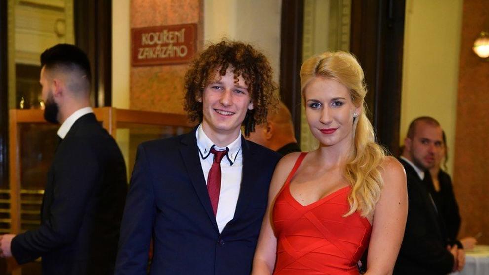 Alex Král a přítelkyně Markéta