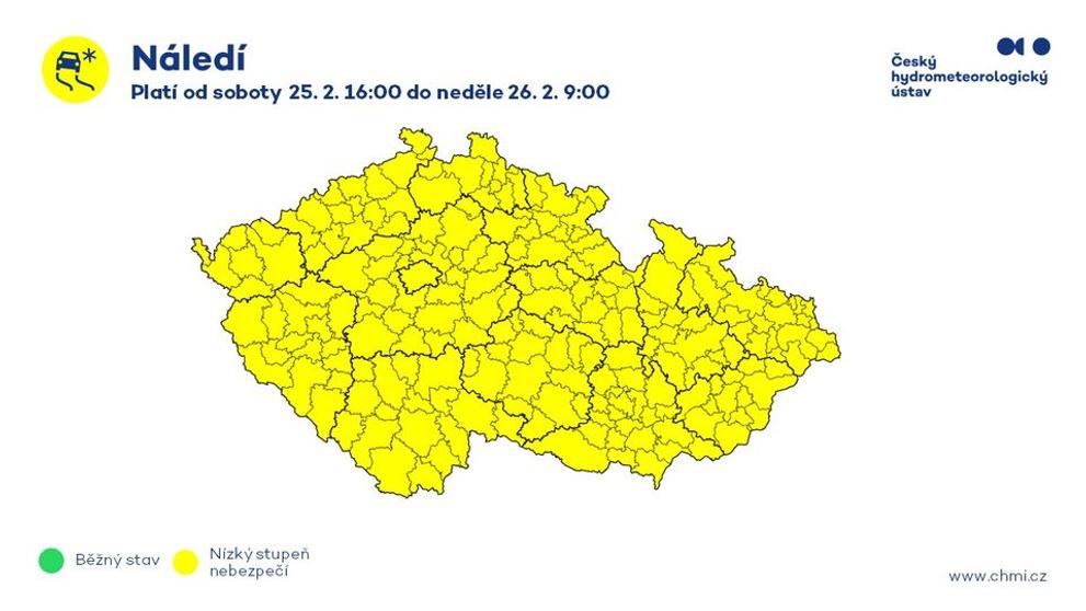 Výstraha meteorologů