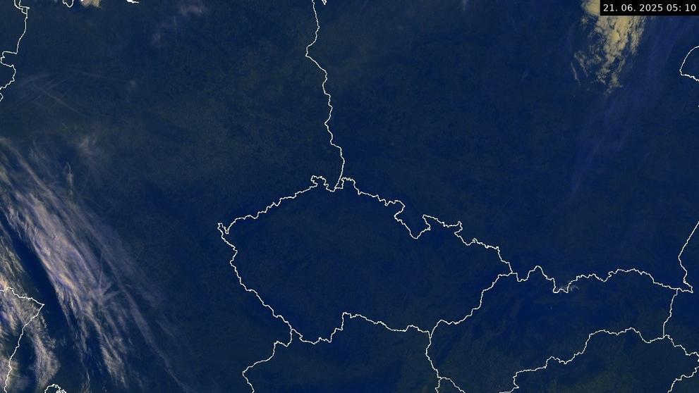 Aktuální snímek z družice MTG