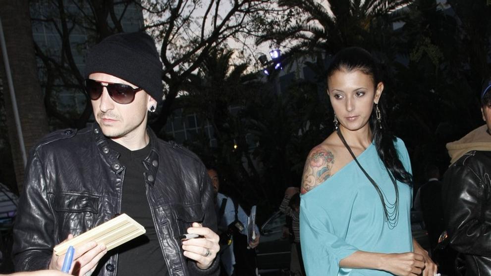 Chester Bennington a jeho žena Talinda Celebrities - 2