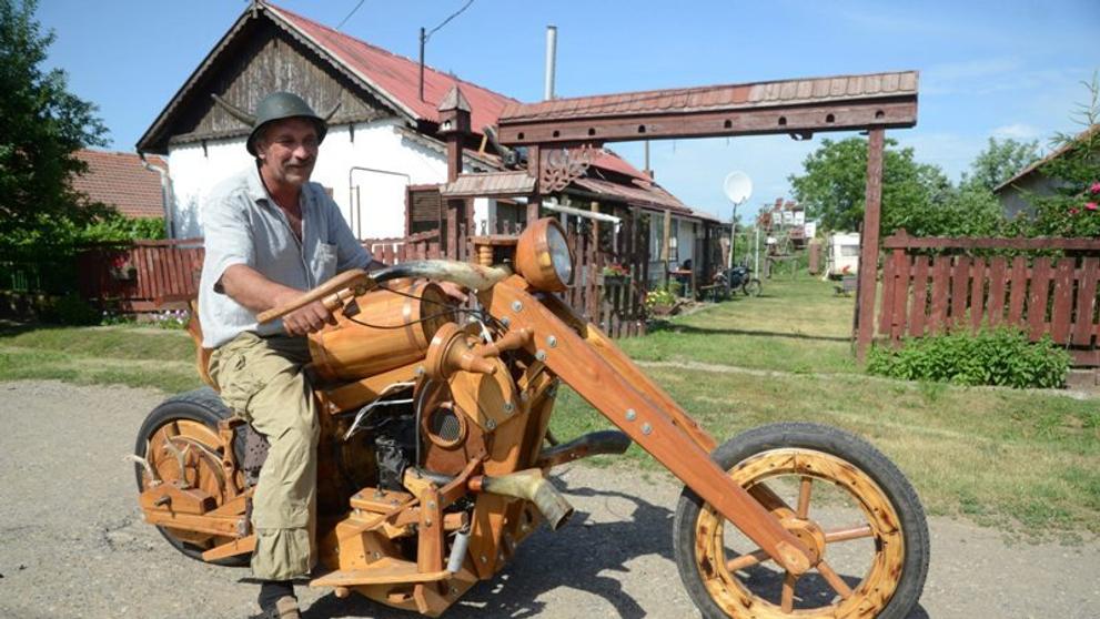 Istvan Puskas - dřevěný chopper - 1