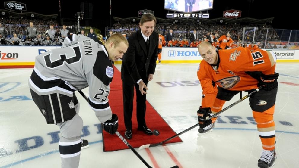 Wayne Gretzky a čestná buly