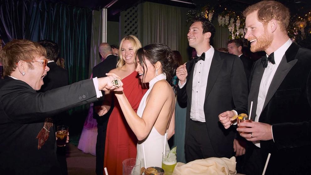 Elton John Meghan Markle princ Harry