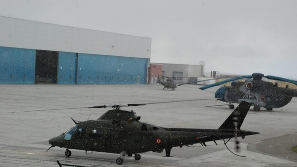 Belgické vrtulníky A-109 v Náměšti - 3