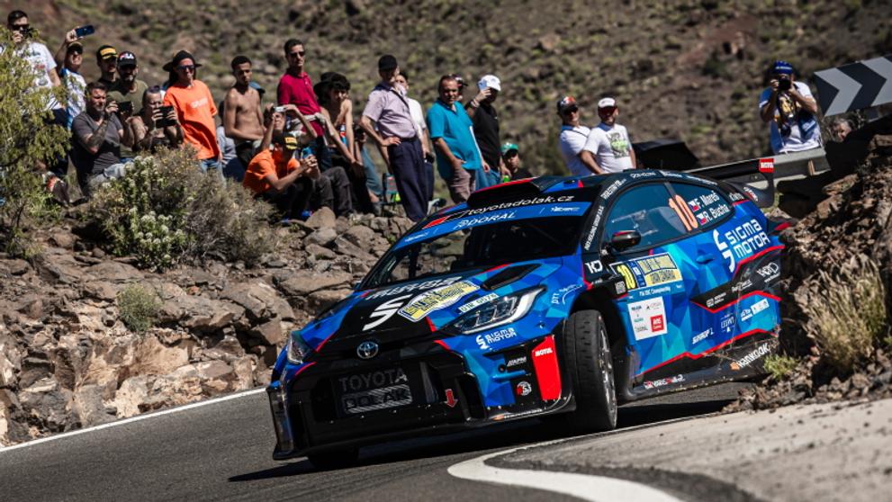 Toyota GR Yaris Rally2 Filipa Mareše a Radovana Buchy