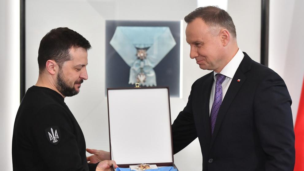 Volodymyr Zelenskyj v Polsku