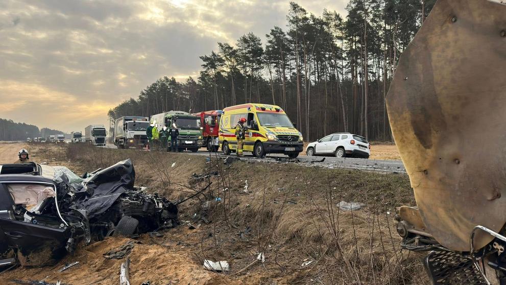 Tragická nehoda na polské silnici DK10