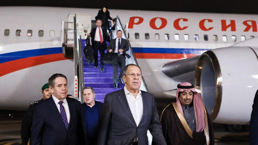 Ruský ministr zahraničí Lavrov přiletěl do Saúdské Arábie, 17. 2. 2025