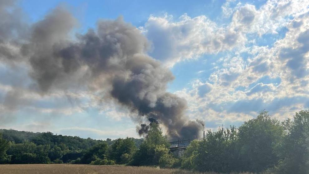 Požár v Kralupech nad Vltavou
