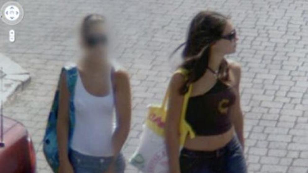 Holky z Google street view - 2