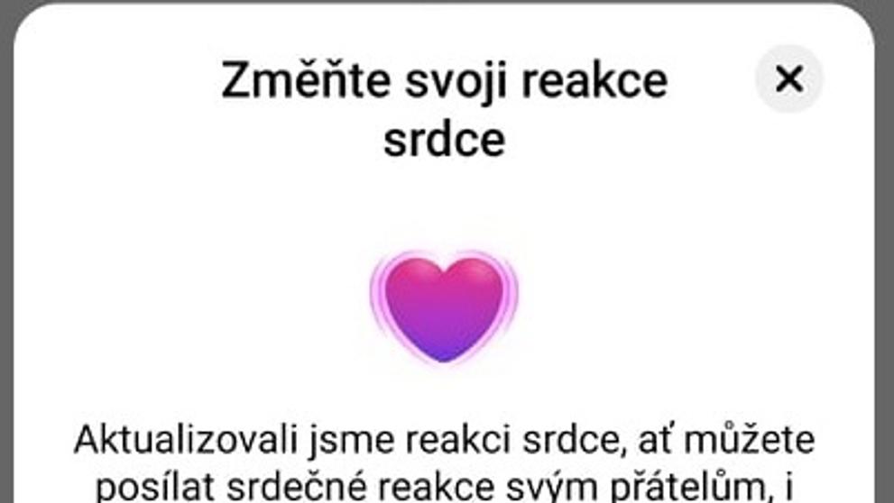Nová reakce na facebooku a messengeru - 3