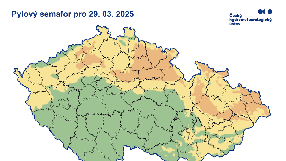 Pylový semafor pro 29. 3. 2025