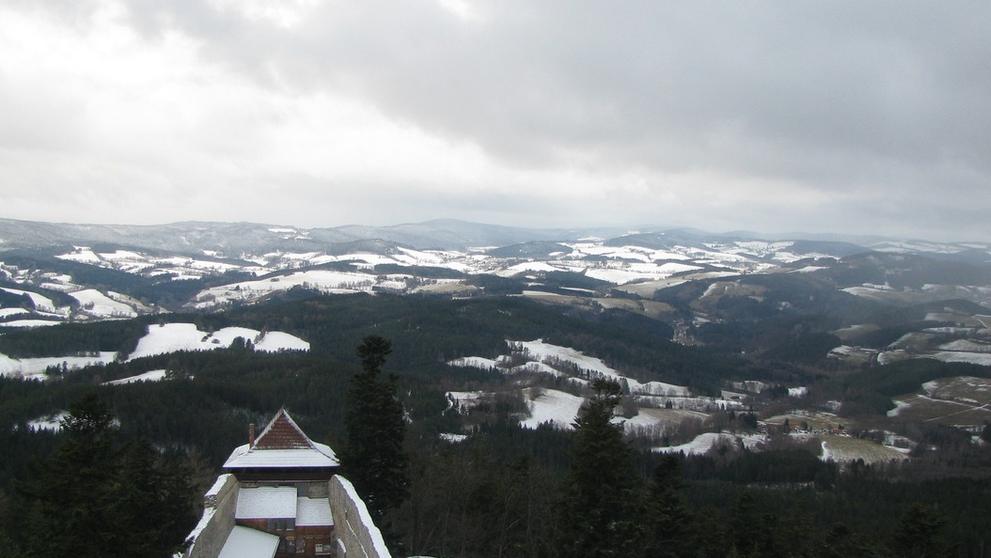 Sníh na horách - Kašperk