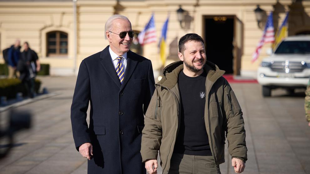 Joe Biden Volodymyr Zelenskyj