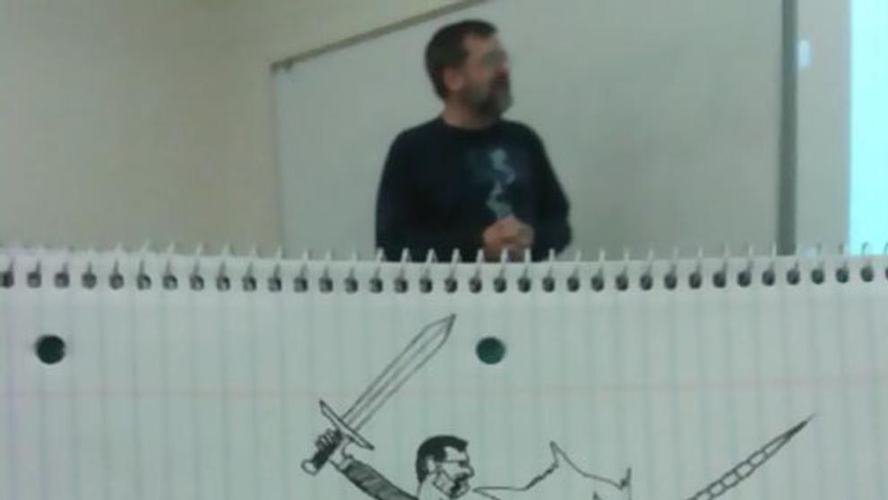 Student kreslil celý semestr svého profesora - 3