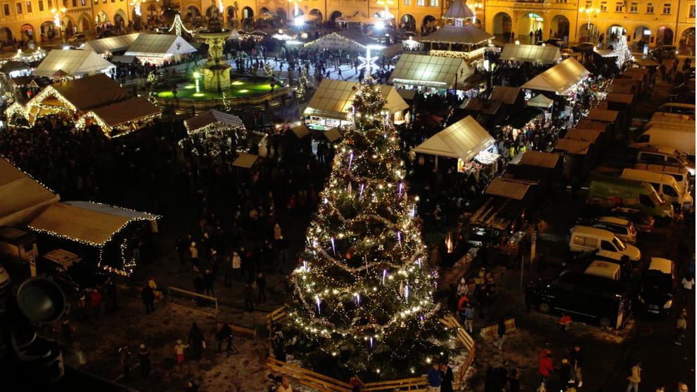 Vánoční strom - České Budějovice