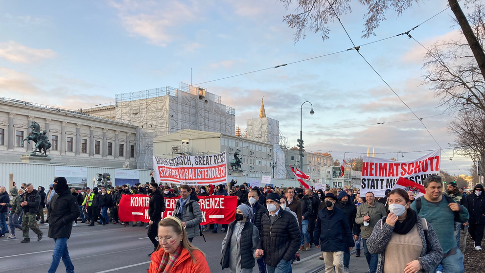 Protest ve Vídni