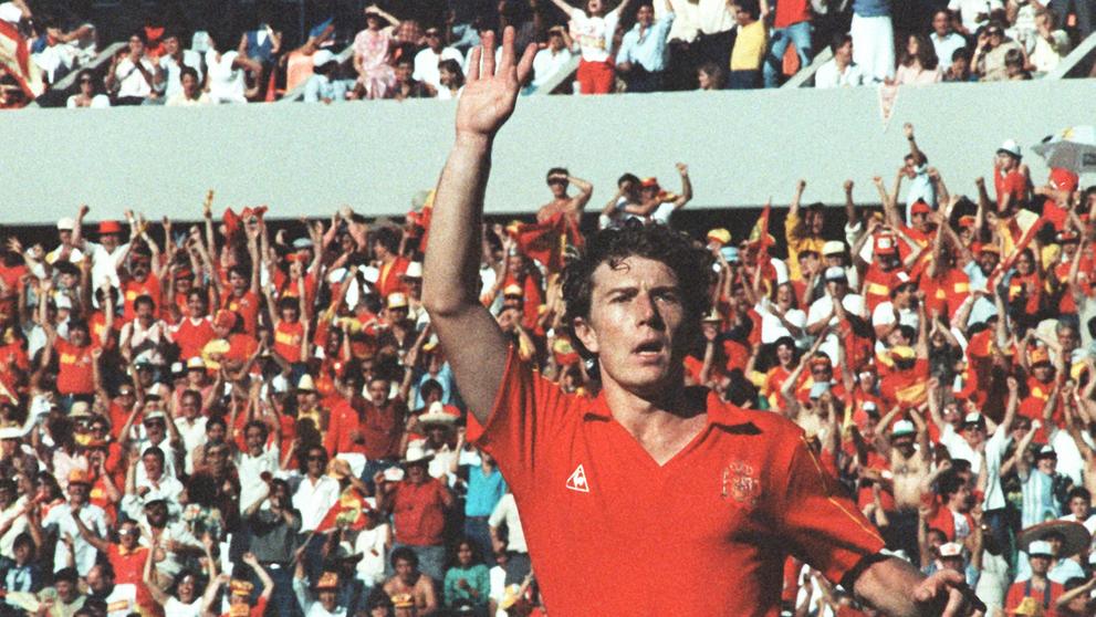 Emilio Butragueño v dresu španělské reprezentace