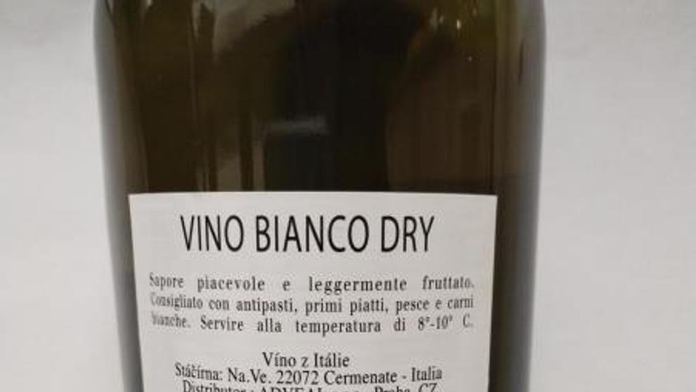 Vino bianco dry (Billa)