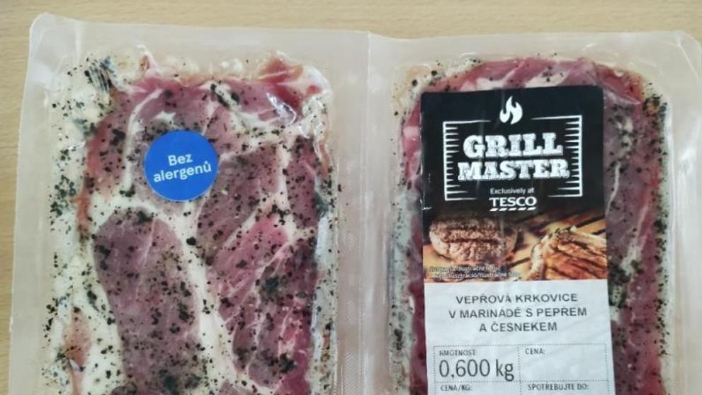 Maso z Tesca obsahovalo alergen