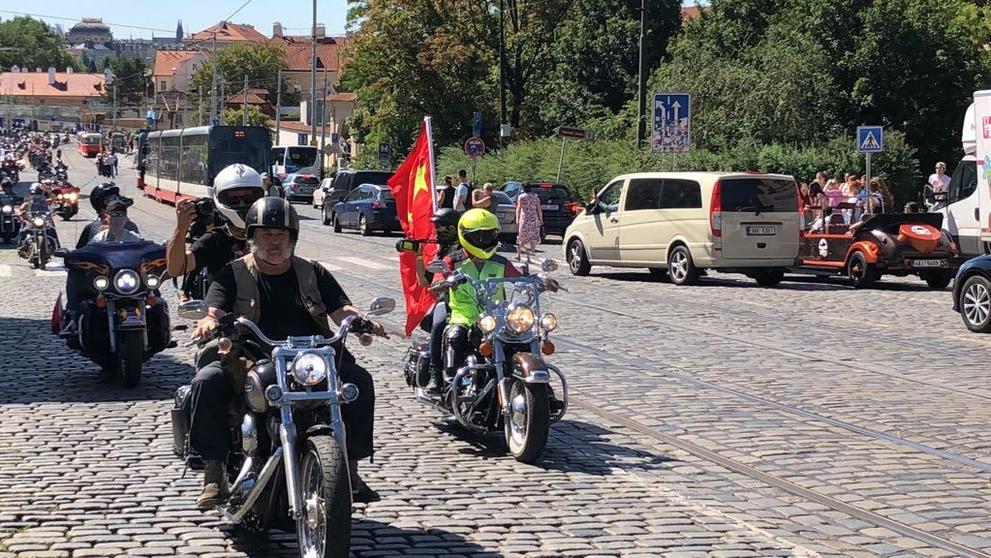Spanilá jízda Harley Davidson v Praze 2018 - 2