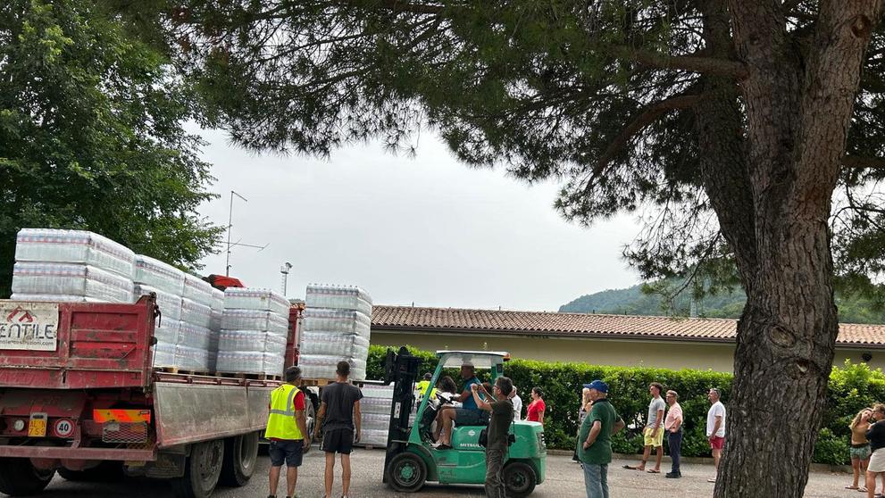 Distribuce pitné vody v Torri del Benàco