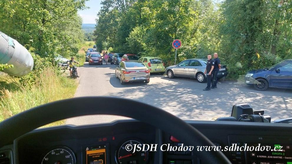 Hasiči u Bílé Vody