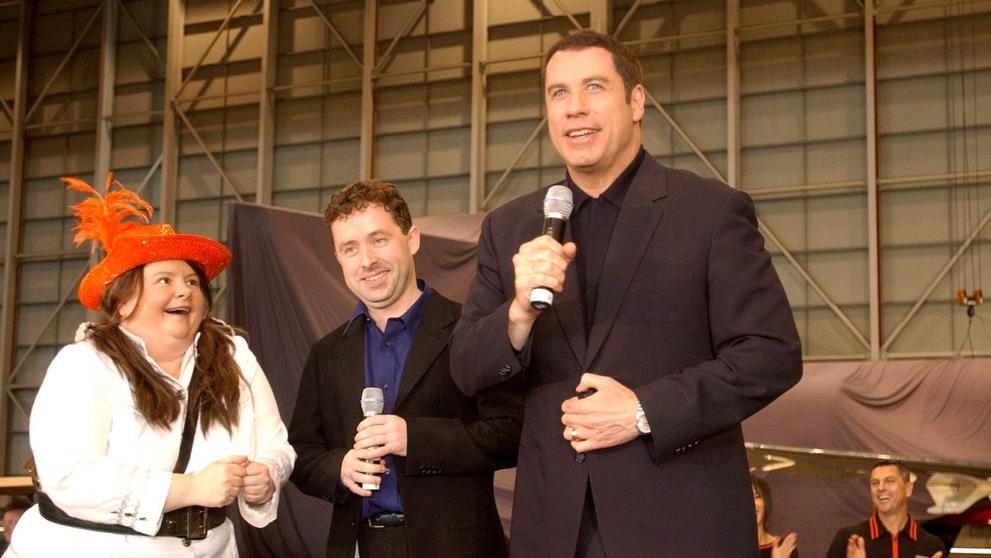 Magda Szubanskiová, Alan Joyce a John Travolta, 10. 5. 2004