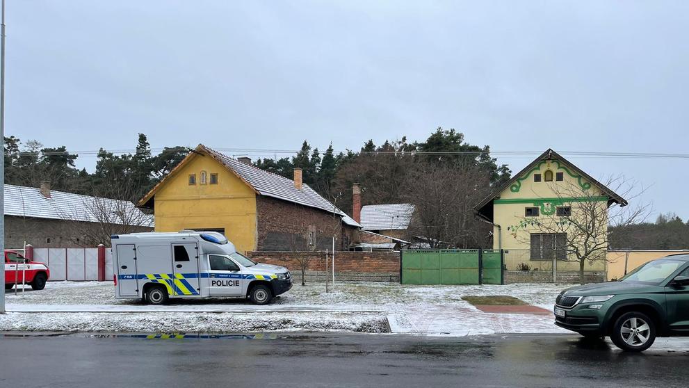 Požár domu na Nymbursku