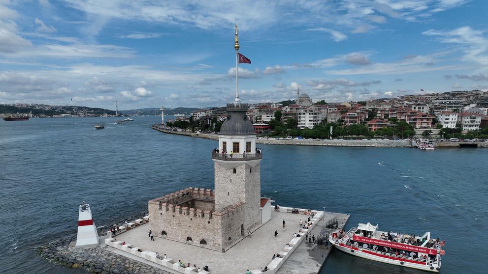 Maiden's Tower v Istanbulu