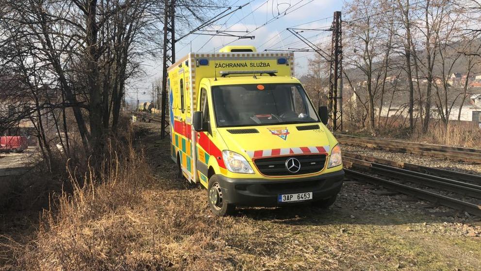 Vykolejení vlaku v Radotíně - 2
