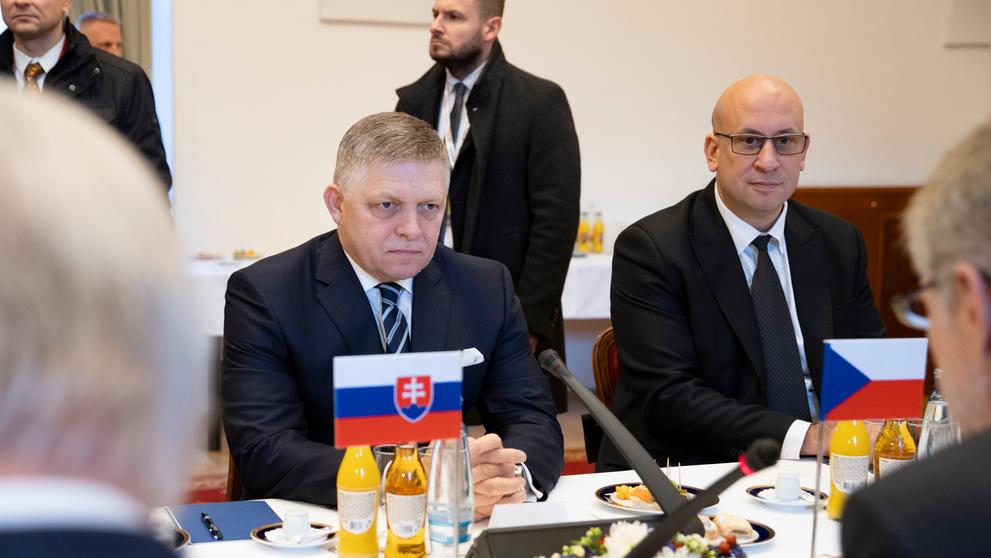 Slovenský premiér Robert Fico na návštěvě Česka (2)