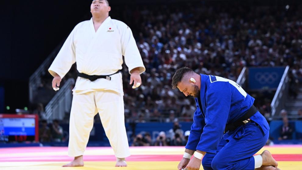 Japonec Tacuru Saitó byl nad síly českého judisty Lukáše Krpálka
