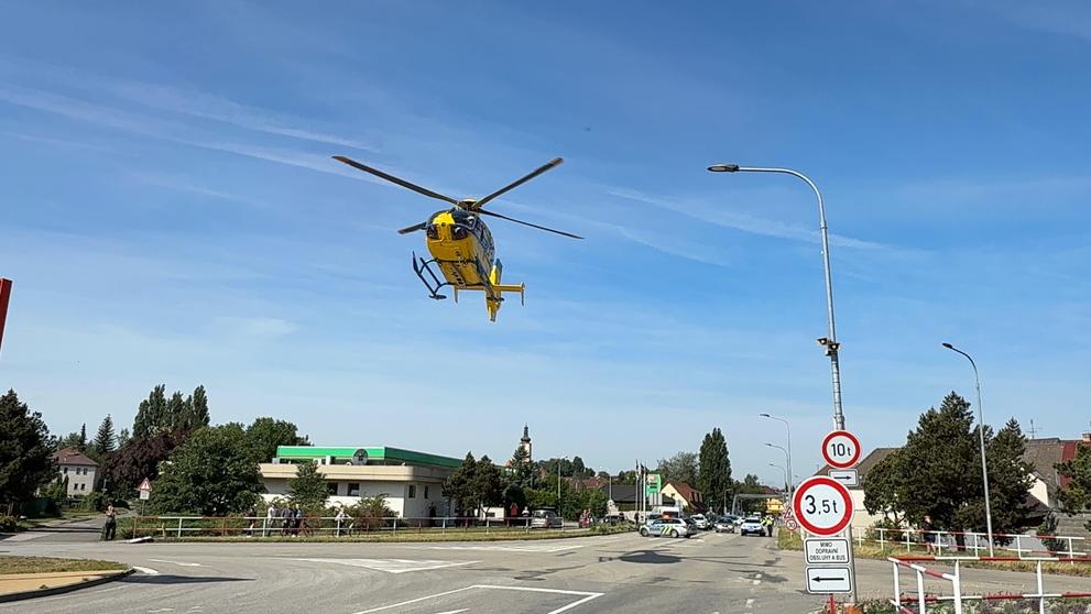 Střet vozidla s chodcem ve Veselí nad Lužnicí
