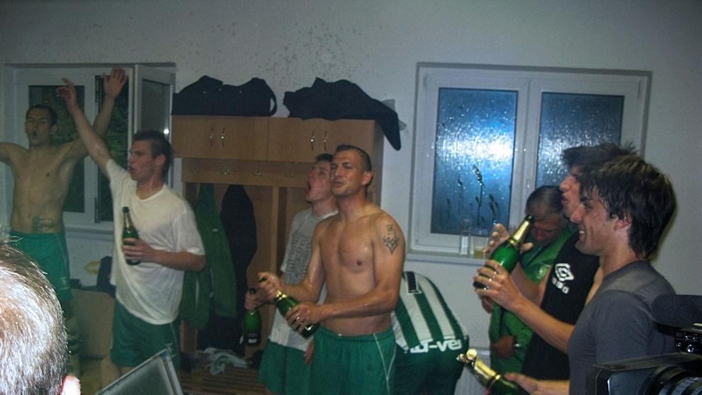 bohemians, fotbal, oslavy, postup