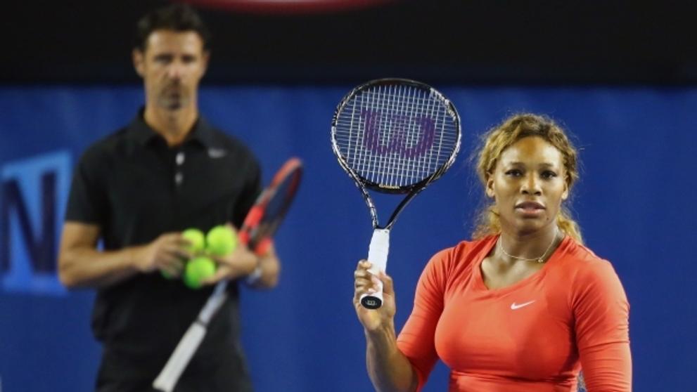 Serena Williamsová a Patrick Mourotaglou - 1