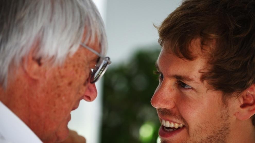Sebastian Vettel a Bernie Ecclestone - 6