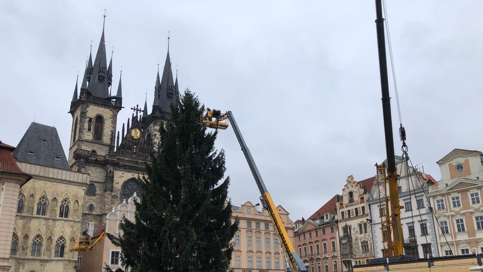 Vánoční strom na Staroměstském náměstí - 2