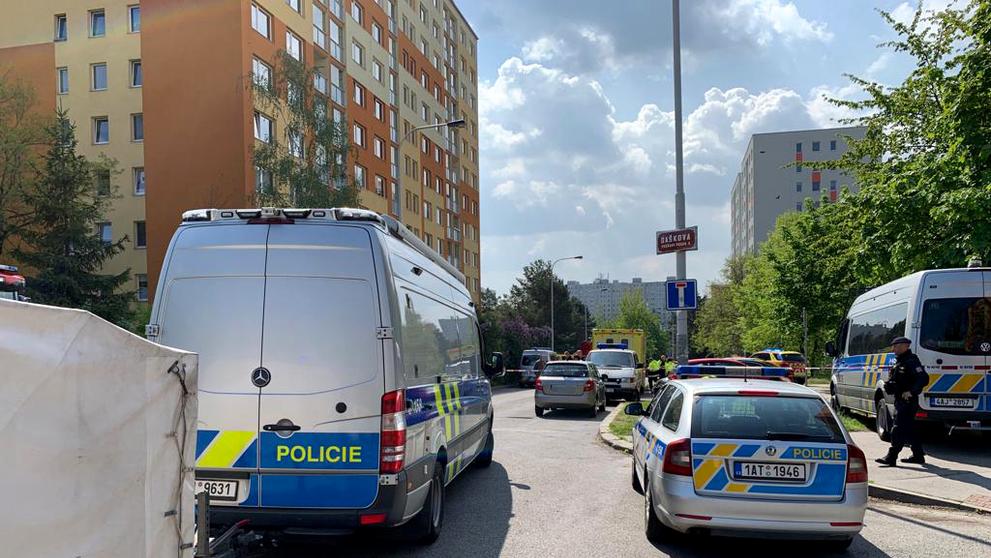 Nález těla ženy po požáru v pražském bytě - 2