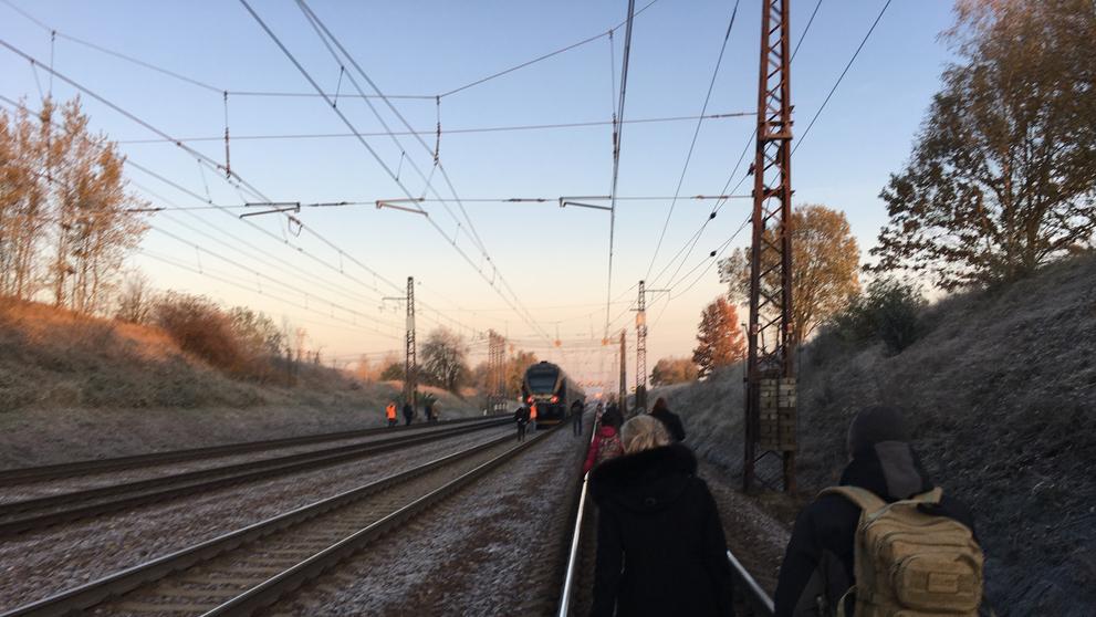 Kolaps na železnici v České Třebové - 1
