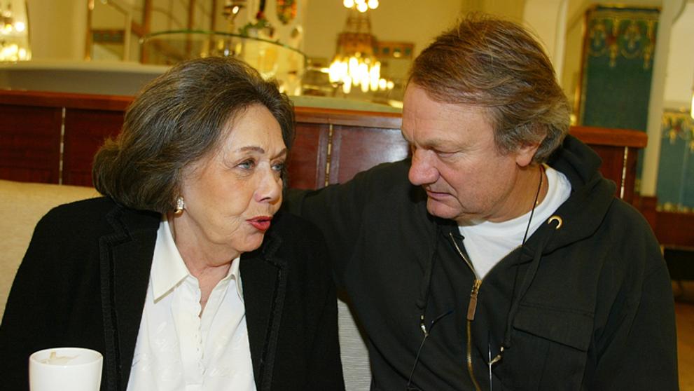 Režisér Jiří Adamec a herečka Jiřina Jirásková