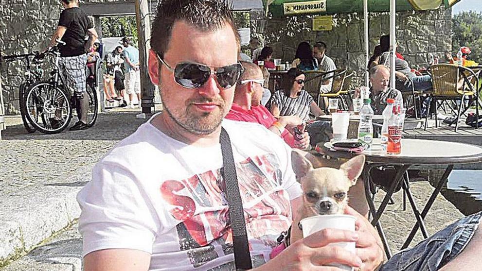 Petr Kramný a jeho čivava