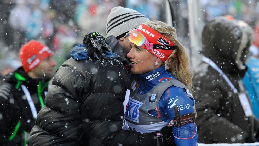 Gabriela Soukalová s partnerem Petrem Koukalem - 5