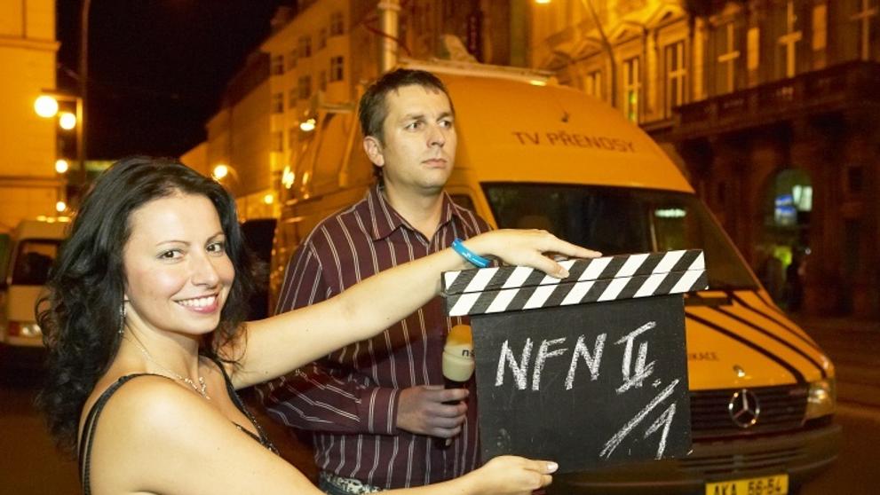 Noc filmových nadějí II - Tomáš Hauptvogel těsně před svým prvním živým vstupem do televize Nova a Markíza