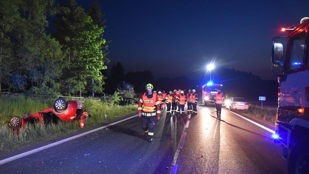 Tragická nehoda u Dolního Žandova na Chebsku